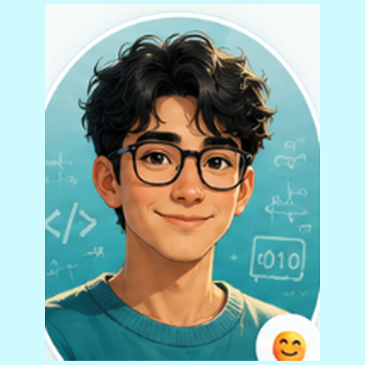 Illustrated portrait of Ethan, the LearnOS computing and technology tutor