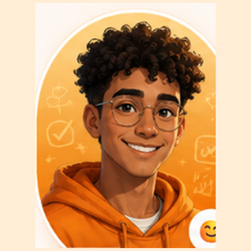 Illustrated portrait of Noah, the LearnOS exam coach